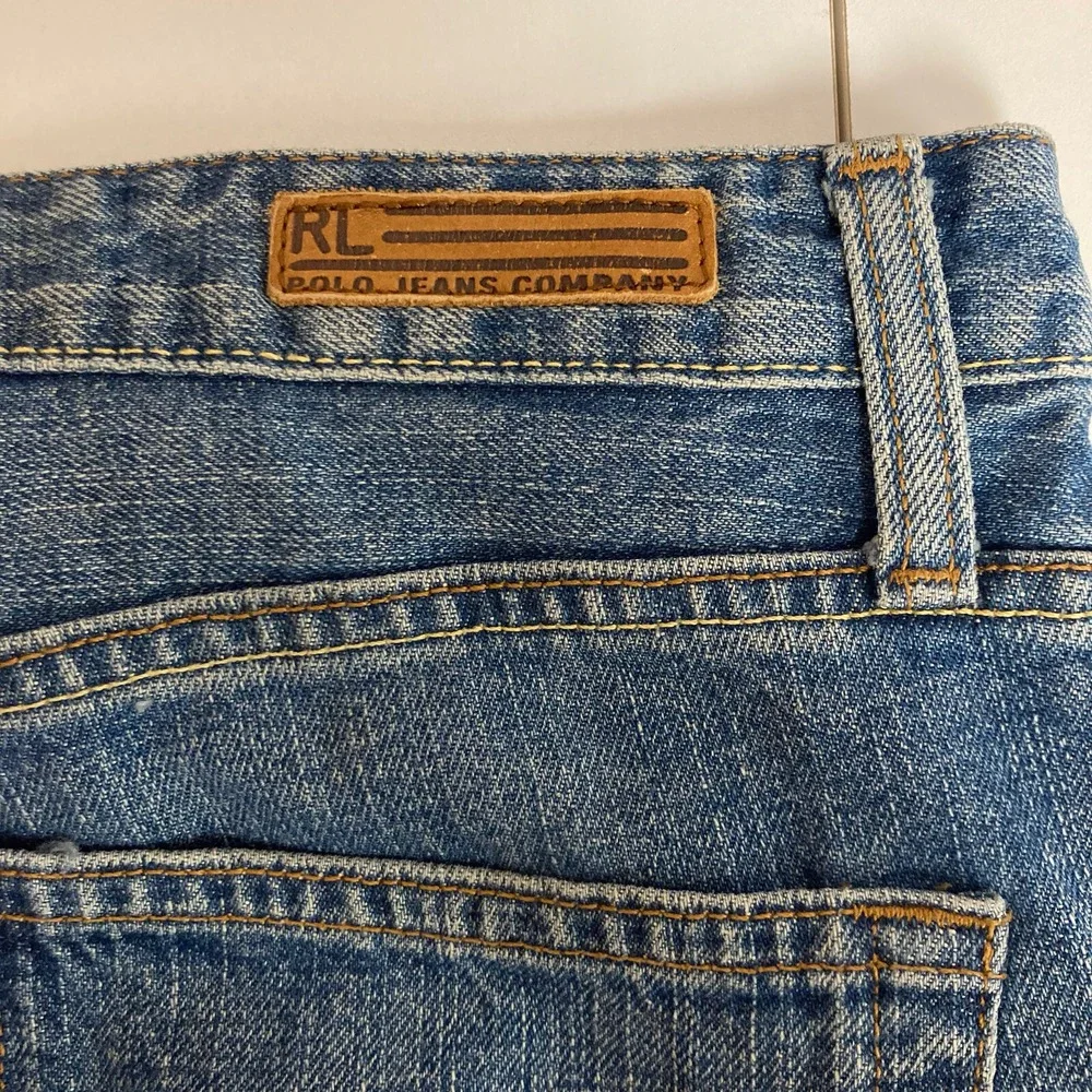 Polo Jeans Co Ralph Lauren Saturday Jean Womens 32x30 Blue Wide Leg High Baggy